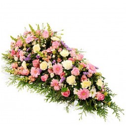 raquette de deuil couleur pastel