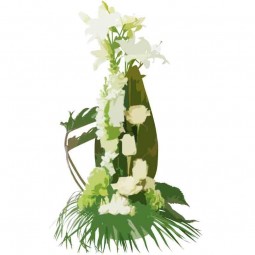 composition de deuil linéaire