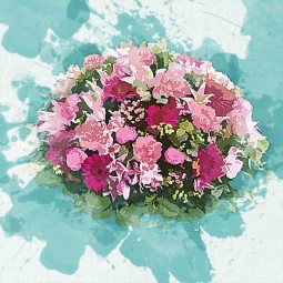 coussin de deuil luxe