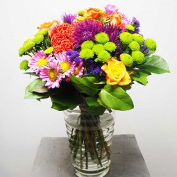 bouquet d'automne multicolore