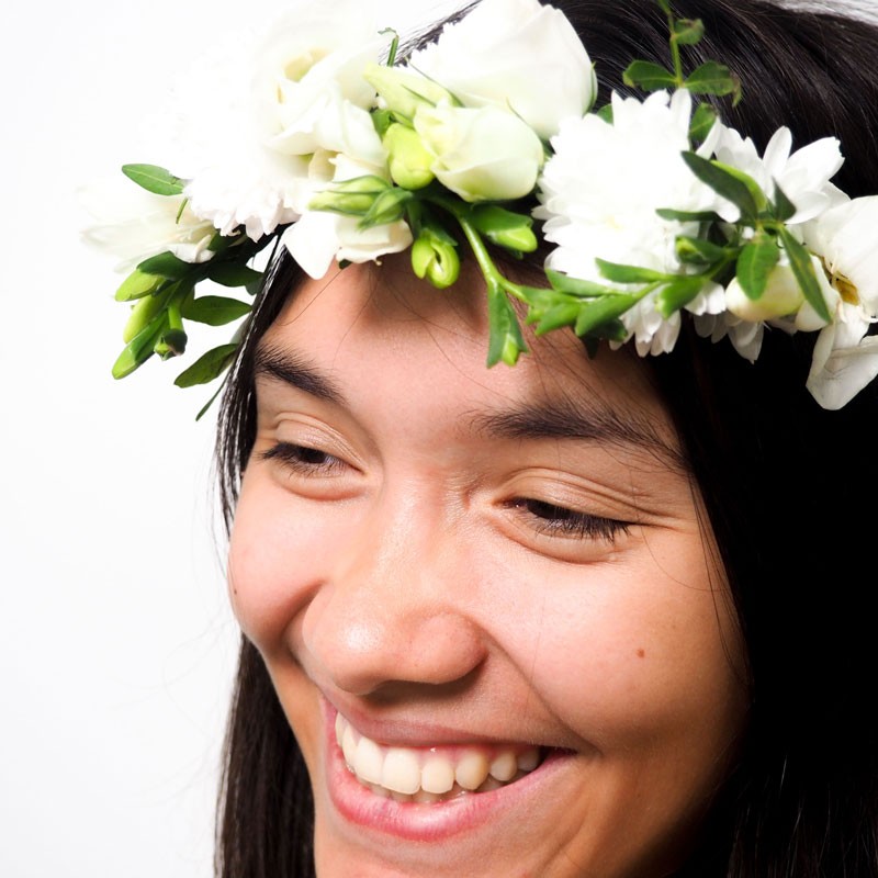 Couronne de mariée glamour