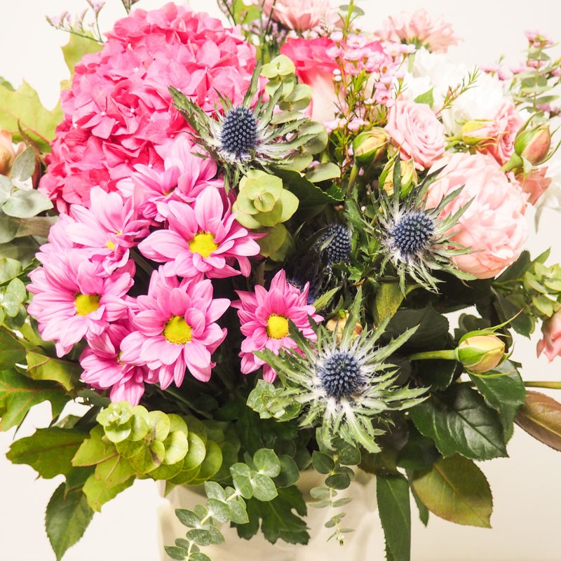 Bouquet champêtre multitude de fleurs