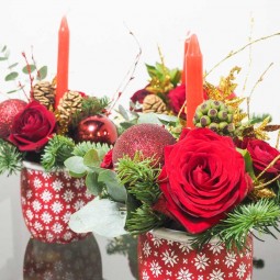 centre de table noël