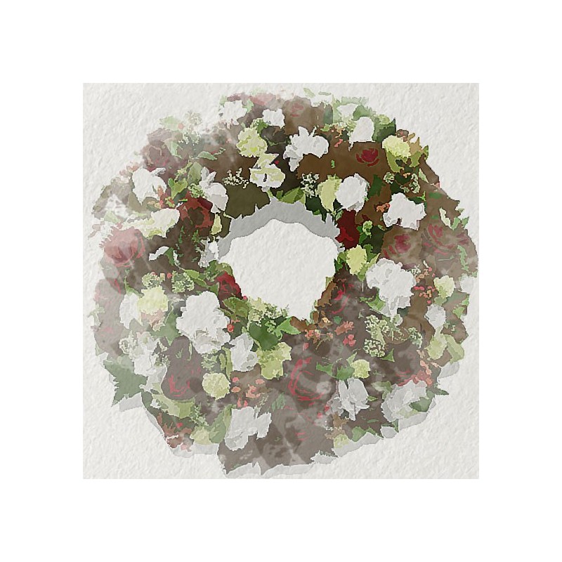 Suggestion de couronne multicolore